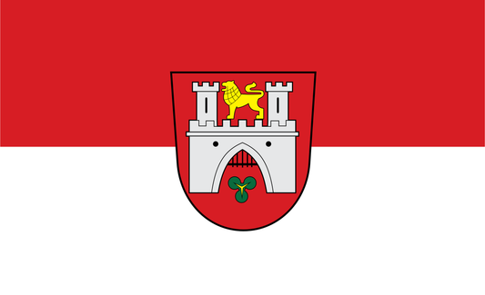 Hannover Stadtflagge, Niedersachsen, Bundesländerflaggen, Gemeindeflaggen