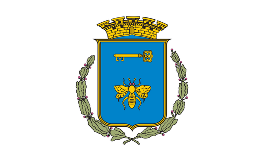 Havanna City Flagge mit Wappen, HavannaNationalfahnen