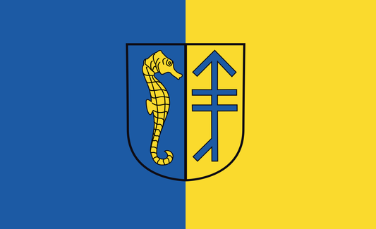 Hiddenseeflagge, Deutsche Inselnflagge, Deutschland, Bundesländerflaggen, Gemeindeflaggenlagge
