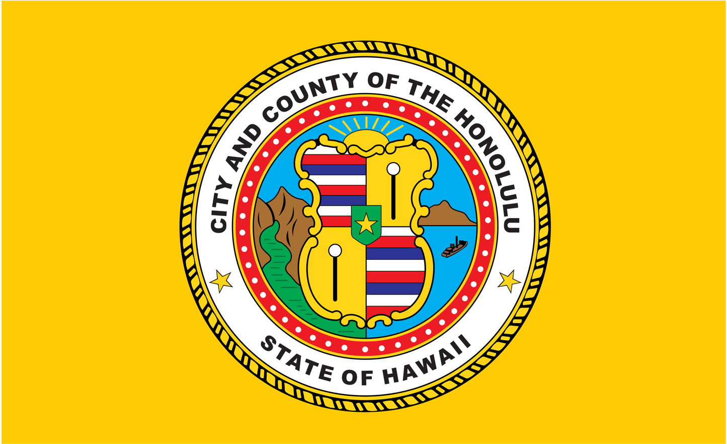Honoluluflagge,USA, Nationalflaggen