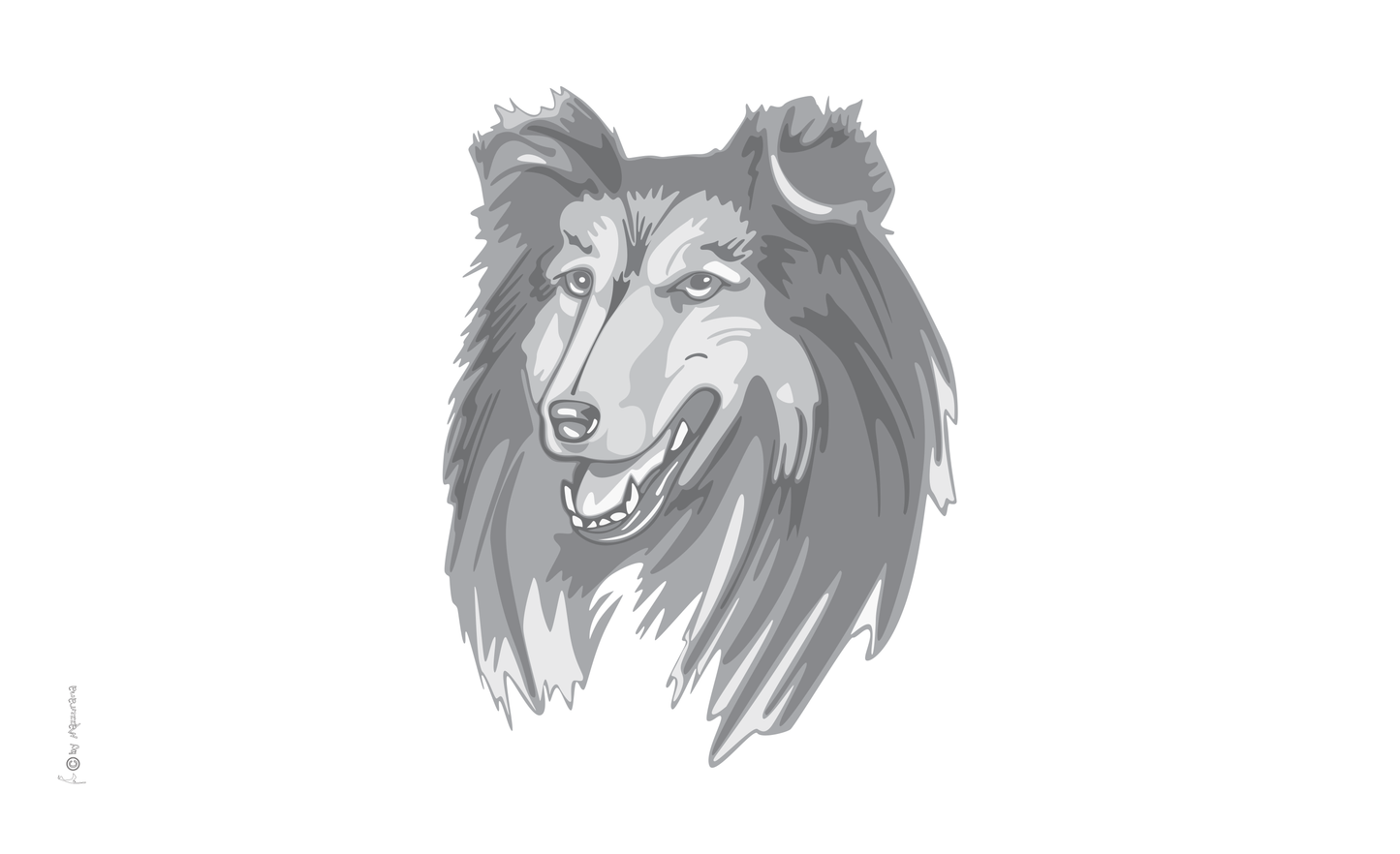 Collie-Flagge,2, Hundeflagge ,Tierflaggen,,Sportflaggen, Vereinsfahnen, Verbandsflaggen