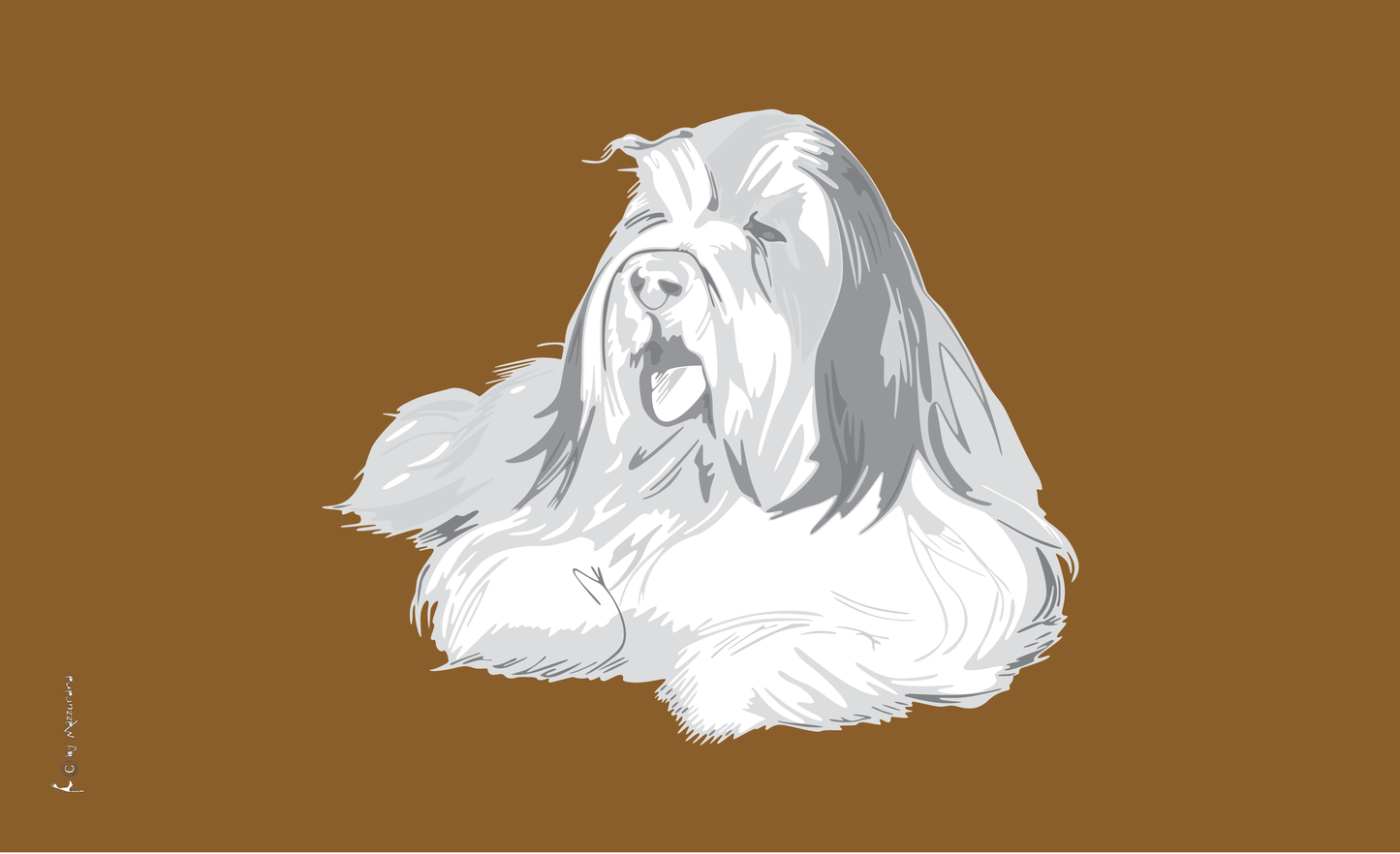 Bobtail-Flagge,1, Hundeflagge ,Tierflaggen,,Sportflaggen, Vereinsfahnen, Verbandsflaggen,