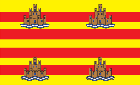 Ibiza Flagge, Balearen, Ibiza, Spanien, Spain