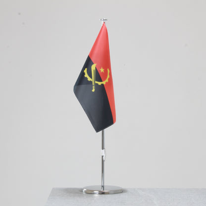 Tischfahne Angola – repräsentative Nationalflagge für den Innenbereich