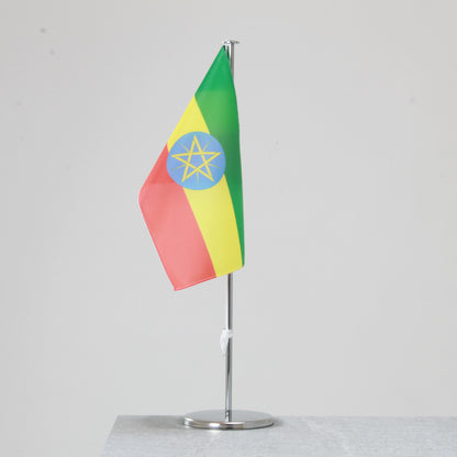 Tischfahne Äthiopien – repräsentative Nationalflagge für den Innenbereich