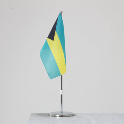 Tischfahne Bahamas – repräsentative Nationalflagge für den Innenbereich
