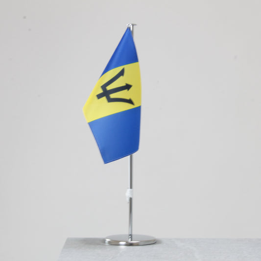 Barbados table flag – representative national flag for indoor use