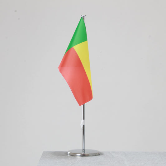 Tischfahne Benin – repräsentative Nationalflagge für den Innenbereich