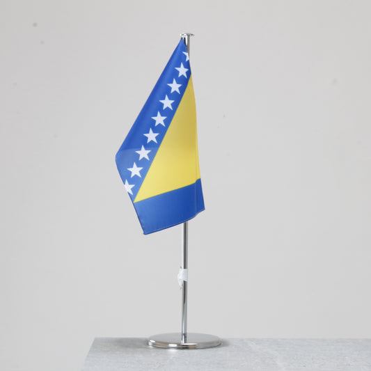 Tischfahne Bosnien und Herzegowina – repräsentative Nationalflagge für den Innenbereich