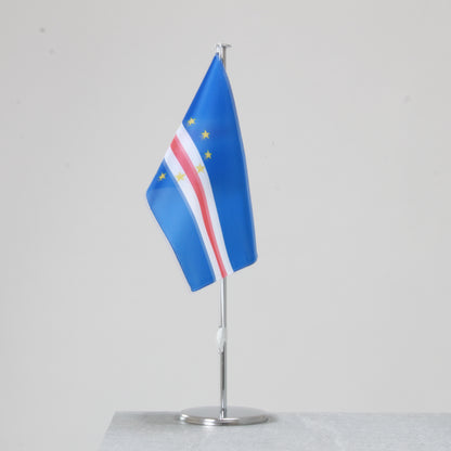 Tischfahne Cabo Verde (Kapverden) – repräsentative Nationalflagge für den Innenbereich