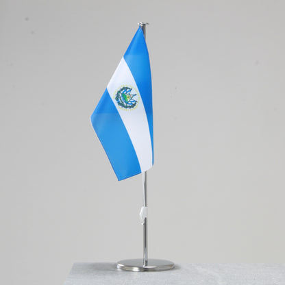 Tischfahne El Salvador – repräsentative Nationalflagge für den Innenbereich