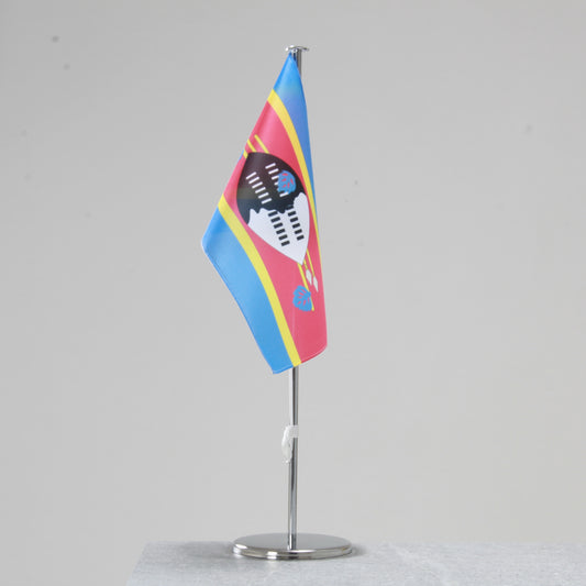 Tischfahne Eswatini – repräsentative Nationalflagge für den Innenbereich