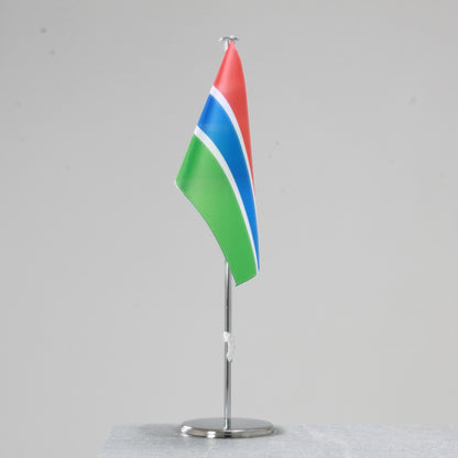 Tischfahne Gambia – repräsentative Nationalflagge für den Innenbereich
