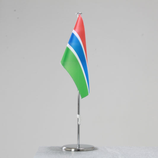 Tischfahne Gambia – repräsentative Nationalflagge für den Innenbereich
