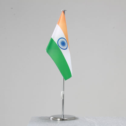 Tischfahne Indien – repräsentative Nationalflagge für den Innenbereich