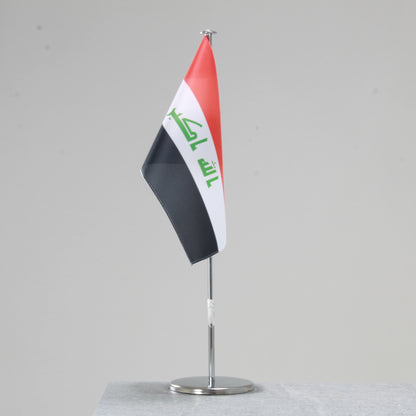 Tischfahne Irak – repräsentative Nationalflagge für den Innenbereich