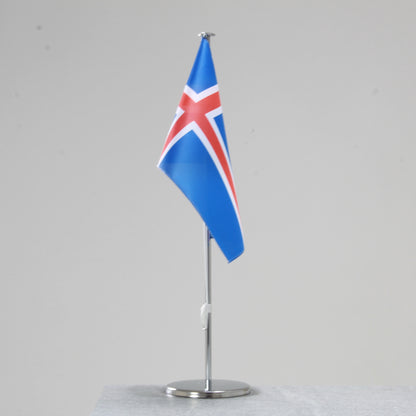 Table flag Iceland – representative national flag for indoor use