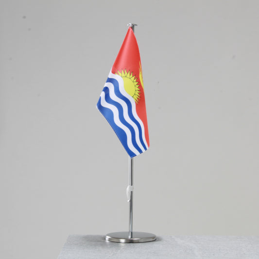 Tischfahne Kiribati – repräsentative Nationalflagge für den Innenbereich
