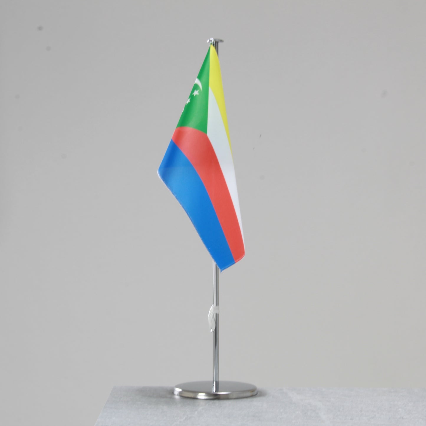Table flag Comoros – representative national flag for indoor use