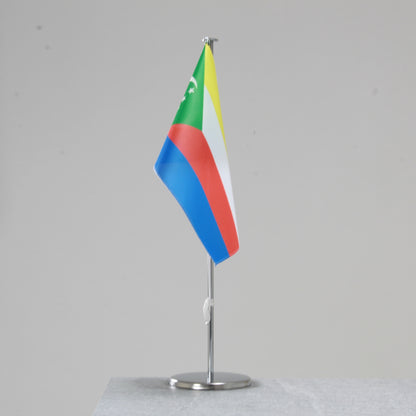 Table flag Comoros – representative national flag for indoor use