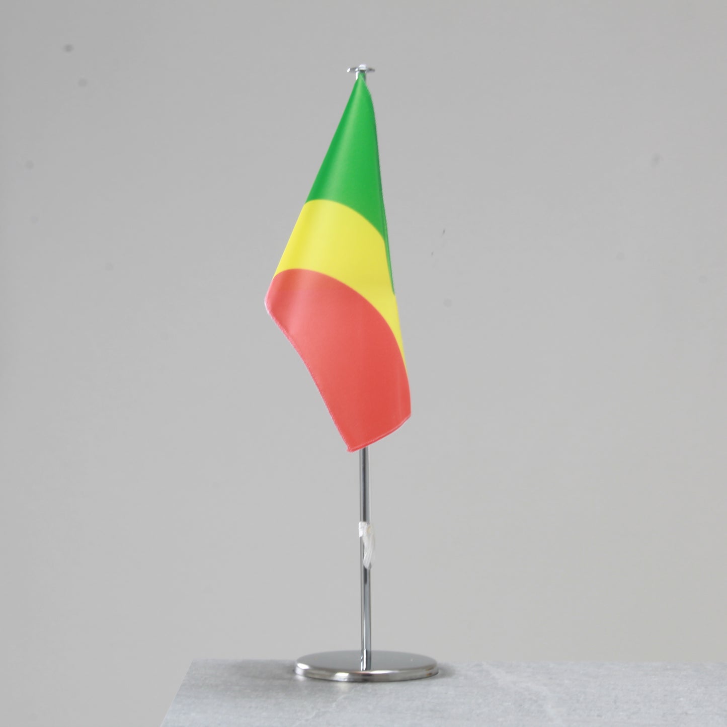 Tischfahne Republik Kongo – repräsentative Nationalflagge für den Innenbereich