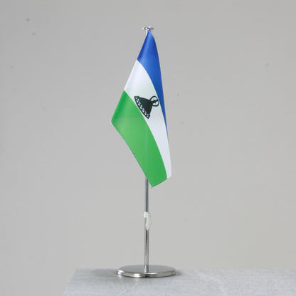 Tischfahne Lesotho – repräsentative Nationalflagge für den Innenbereich