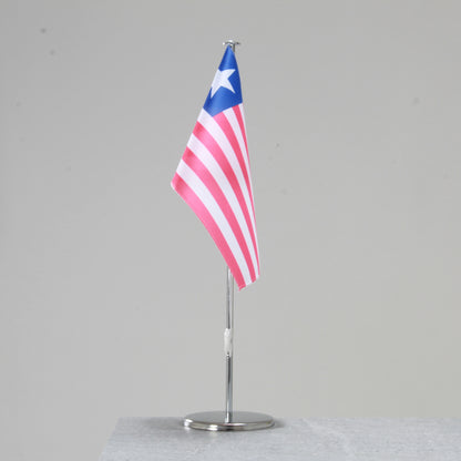 Liberia table flag – representative national flag for indoor use