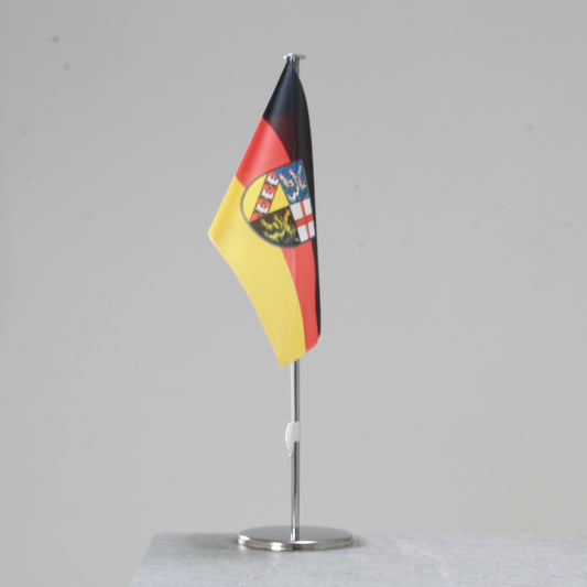 Tischfahne Saarland – repräsentative Landesflagge für den Innenbereich