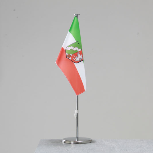 Tischfahne Nordrhein-Westfalen – repräsentative Landesflagge für den Innenbereich