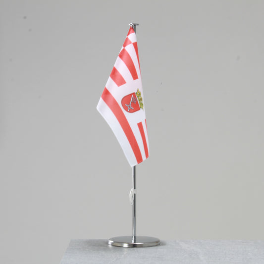 Tischfahne Bremen – repräsentative Landesflagge für den Innenbereich