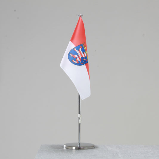 Tischfahne Hessen – repräsentative Landesflagge für den Innenbereich