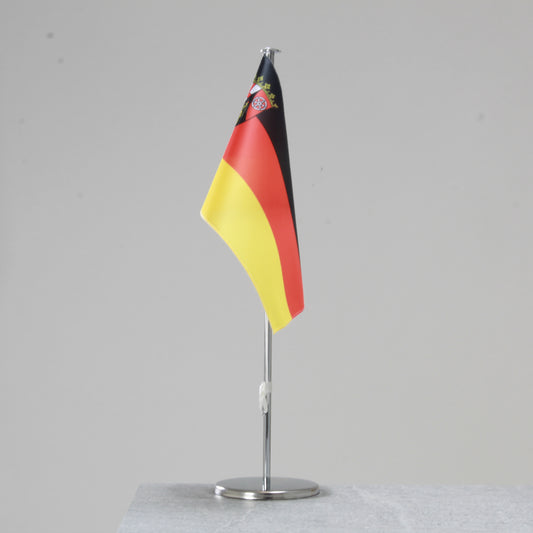 Tischfahne Rheinland-Pfalz – repräsentative Landesflagge für den Innenbereich