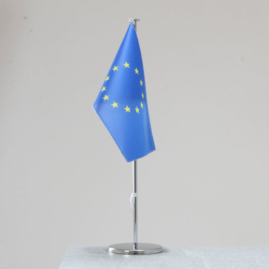 Tischfahne Europa – repräsentative Europaflagge für den Innenbereich