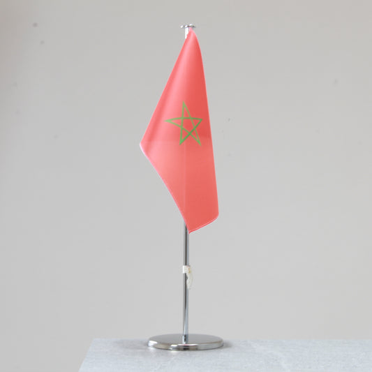 Table flag Morocco – representative national flag for indoor use