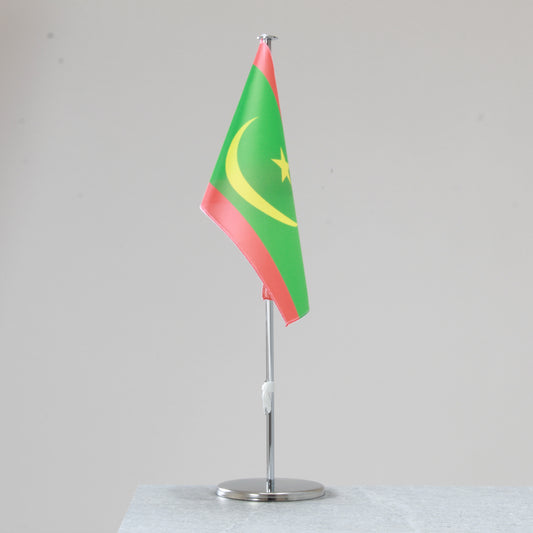 Table flag Mauritania – representative national flag for indoor use