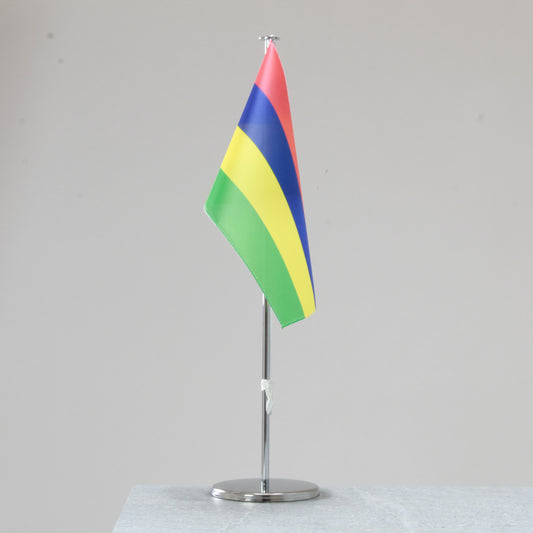 Table flag Mauritius – representative national flag for indoor use