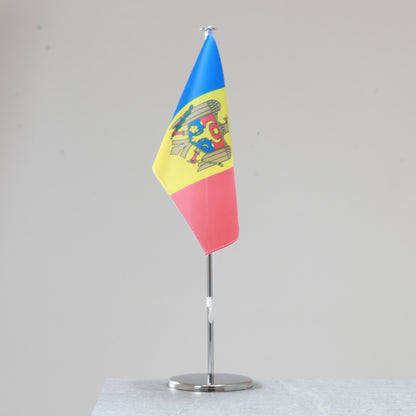 Tischfahne Moldau – repräsentative Nationalflagge für den Innenbereich