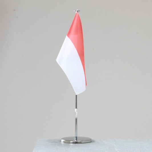 Table flag Monaco – representative national flag for indoor use