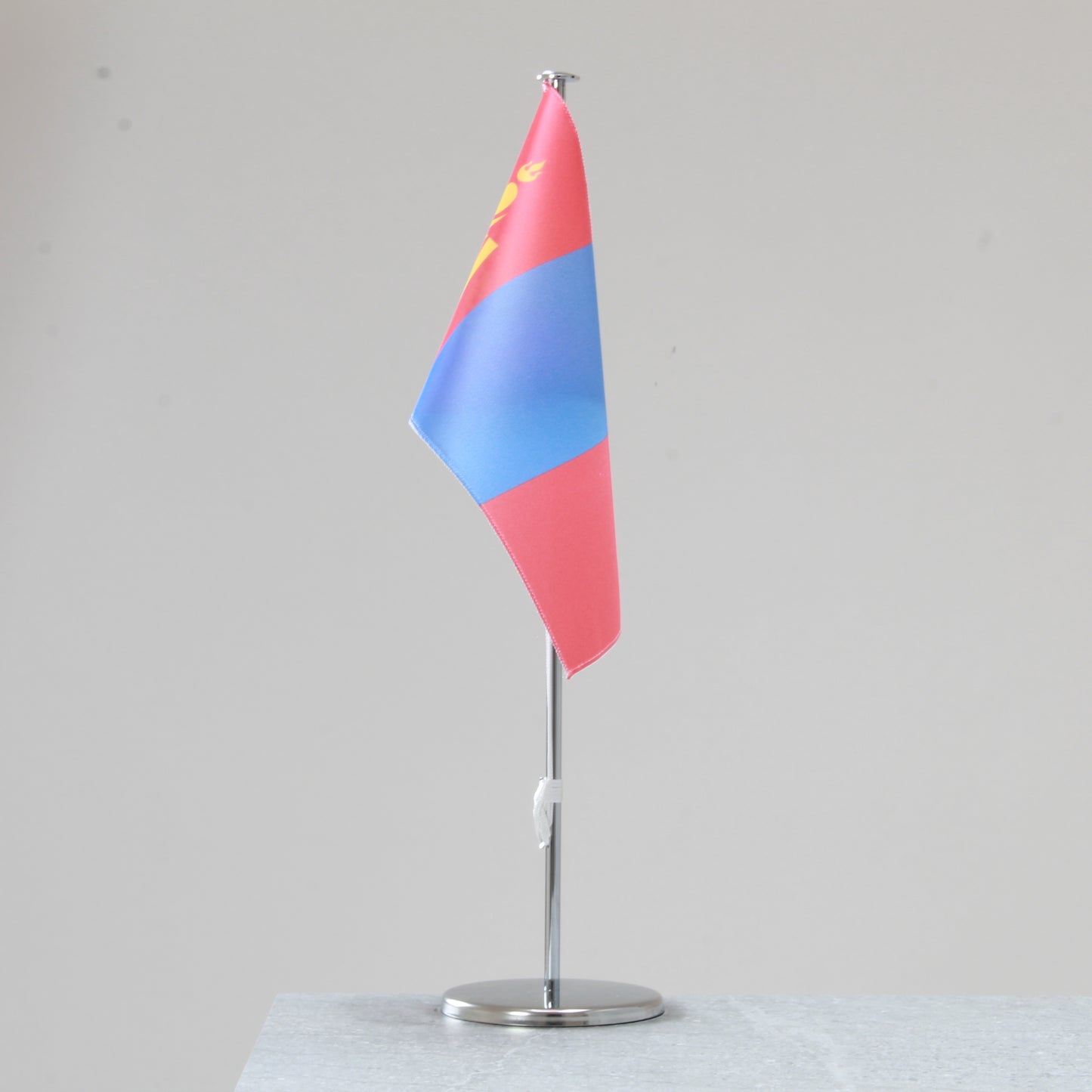 Tischfahne Mongolei – repräsentative Nationalflagge für den Innenbereich