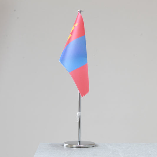 Mongolia table flag – representative national flag for indoor use