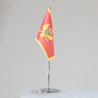 Tischfahne Montenegro – repräsentative Nationalflagge für den Innenbereich
