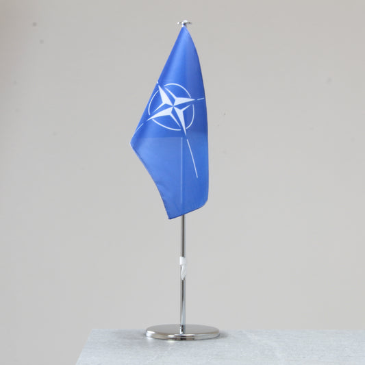 NATO table flag – representative organizational flag for indoor use
