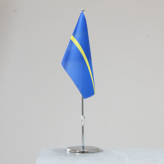 Nauru table flag – representative national flag for indoor use