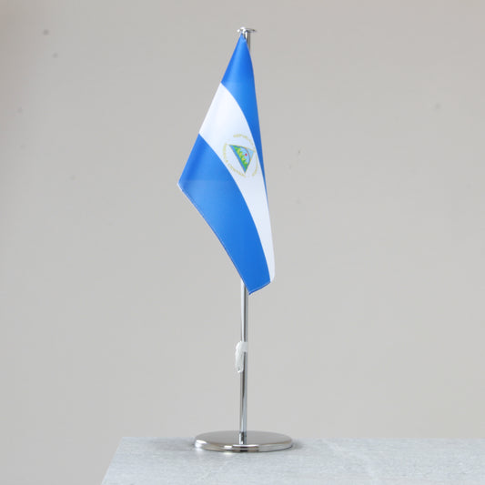 Table flag Nicaragua – representative national flag for indoor use