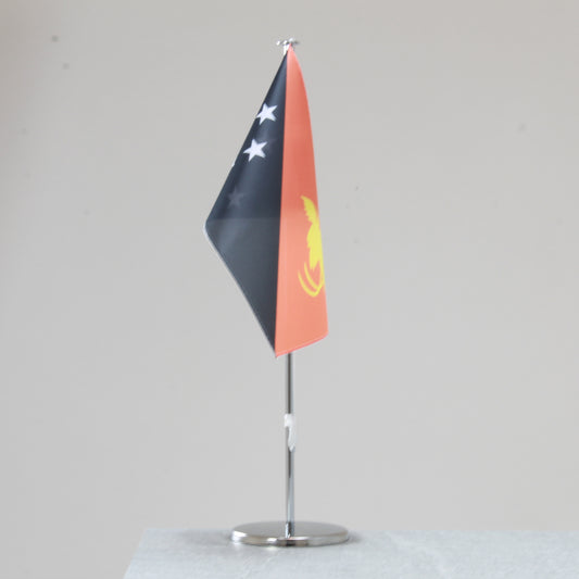 Table flag Papua New Guinea – representative national flag for indoor use