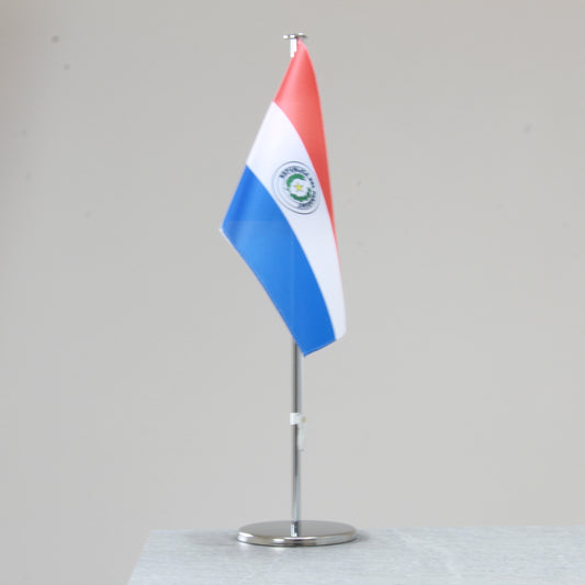 Table flag Paraguay – representative national flag for indoor use