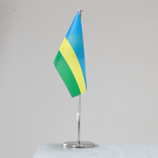 Table flag Rwanda – representative national flag for indoor use