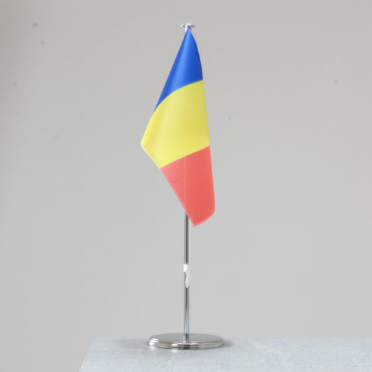 Table flag Romania – representative national flag for indoor use
