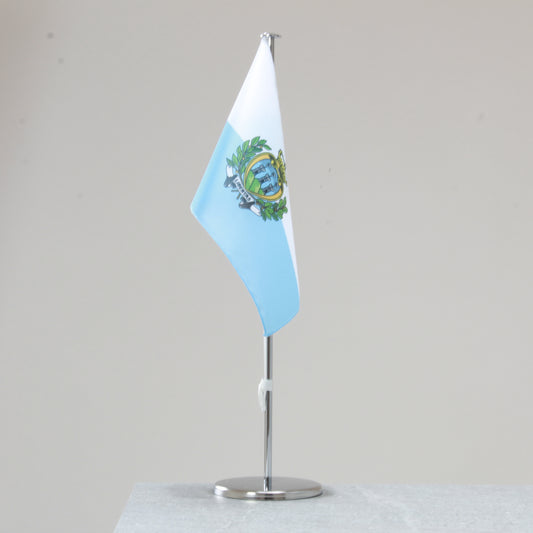 San Marino table flag – representative national flag for indoor use