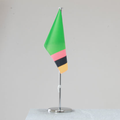 Zambia table flag – representative national flag for indoor use